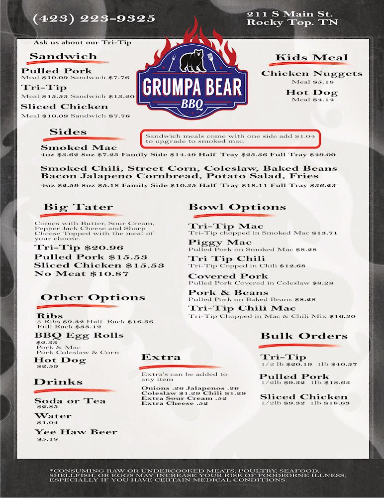 Grumpa Bear BBQ Smoked Mac